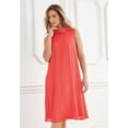 thumbnail image 4 of Jessica London Women's Plus Size Georgette Mock Neck Dress, 4 of 4