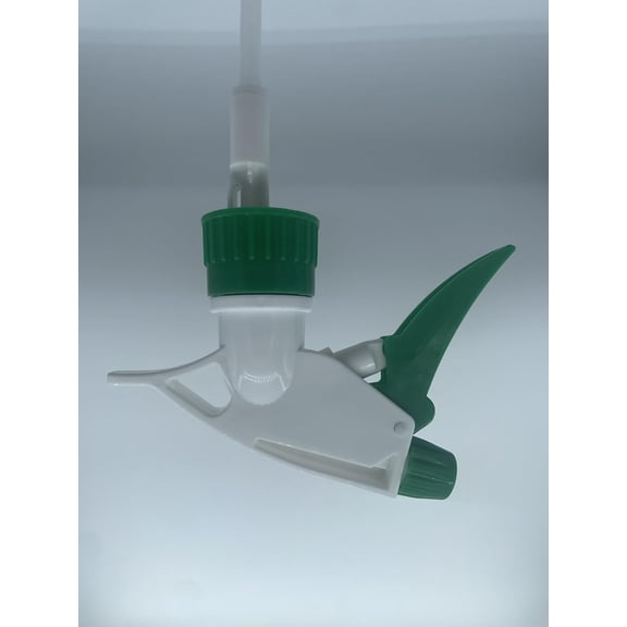 EZPRO Made in USA Replacement Trigger Spray Nozzles Only Nozzle Head 360 Upside Down Mist Sprayer Adjustable Industrial & Home Use, for 32oz 24oz 16oz 8oz Plastic & Glass Bottles, Green 24 Pack