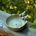 thumbnail image 2 of Please Note Foam Packaging When Placing An Order With Holes Ceramic Bird Feeder, Creative Cartoon Succulent Flower Pot, Home Fruit Plate, Crafts, Ornaments, Bird Flower Pot,, 2 of 8