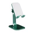 thumbnail image 2 of Support de Téléphone Réglable Pliable pour Ordinateur Portable, Table, Support de Téléphone Ajustable; Support Antidérapant en Plastique pour Mobile, Vert Foncé, 2 of 8