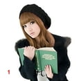 thumbnail image 2 of Besufy Fashion Women Lady Beret Braided Baggy Beanie Crochet Hat Ski Knitted Cap, 2 of 6