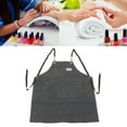 thumbnail image 3 of Adjustable Cross Back Cotton Canvas Apron with Pockets, Suitable for Kitchen Cooking, Nail Salon, Hair Salon, 3 of 7