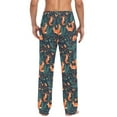 thumbnail image 4 of FORMRS Mens Pajama Pants with Pockets Cotton Sleepwear Lounge Bottoms Sizes S-2XL, Whimsical Foxes Pattern, 4 of 7