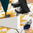 thumbnail image 2 of Yayeee Doormat for Inside 20"x32" Absorbent Low-Profile Washable Non-Slip Rubber Backed Entryway Rug, White Watercolor Sunflowers, 2 of 8