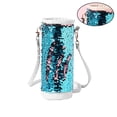 thumbnail image 1 of CRAFTHROU Sac de Rangement Cosmétique pour la Rentrée 1 Ensemble PVC Bleu avec Sangle pour Femmes, 1 of 5