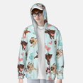 thumbnail image 4 of Sigee Cute Pug Dogs Print UPF50+ Men's Sun Protection Hoodie Shirt SPF UV Shirt Long Sleeve Fishing Outdoor Lightweight, S-3XL, 4 of 9