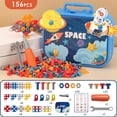 thumbnail image 1 of Ensemble de 1 Boîte à Outils de Jeu pour Enfants avec Vissage, Jouet de Vis pour Perceuse Électrique avec Outil de Réparation, Jouet de Construction pour Enfants, Boîte,, 1 of 8