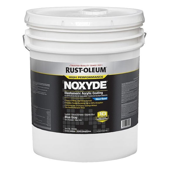Rust-Oleum Elastomeric Acrylic Coating,Blue Gray 283086