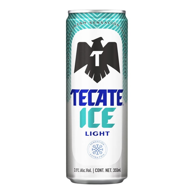 Cerveza Tecate Ice Light Lata 355 ml c/u
