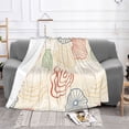 thumbnail image 2 of XMXT Throw Blanket, Colorful Shell Texture Machine Washable Blankets for Sofa, 40 x 30 inches, 2 of 9