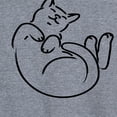 thumbnail image 3 of Instant Message - Cat Mom - Comfy Belly Rubs - Women's Racerback Tank Top, 3 of 6