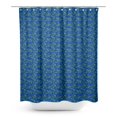 thumbnail image 1 of S4Sassy Blue Mango Leaves Bathroom Decor Shower Waterproof Curtain Drapes Resistant-60 x 70 Inch, 1 of 6