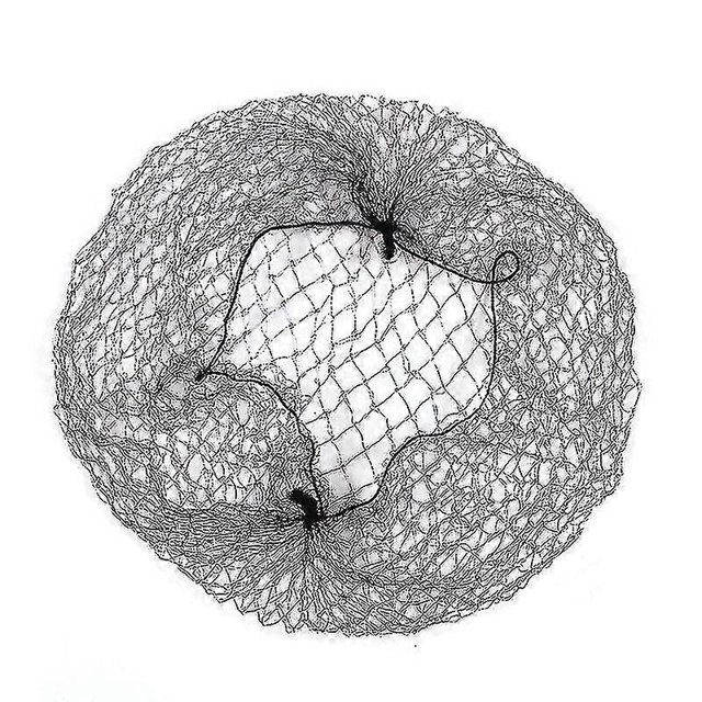 Hairnet Hair Bun, 100 Pieces Invisible Hairnets, 20 Inch Mesh Edge Elastic For Women