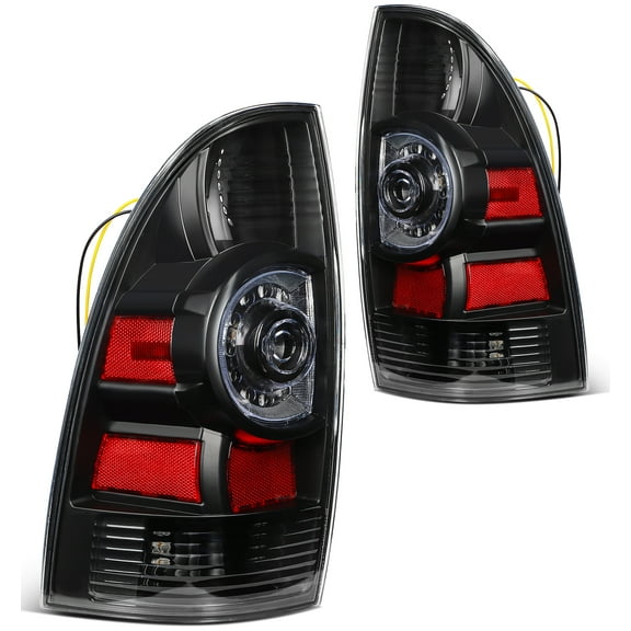 cciyu Taillight Assembly for For 2005-2015 Toyota Tacoma 2.7L 4.0L Clear Lens Driver Side and Passenger Side Headlamp TO2800158 TO2800177 TO2801158 TO2801177 (Bulbs Not Included)