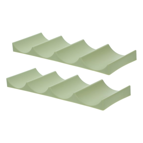 2- Wine Bottle Holder Rack for Refrigerator Cabinet Storage Organizer Space-Saving Solution