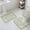 Green, variant on Brown Boho Bath Mat 3 Piece Bathroom Rug Set, Retro Western Rustic Ethnic Tribal Patterns Non Slip Bath Rug Contour Mat and Toilet Lid Cover, Absorbent Shower Mats Soft Bath Rugs and Mats Sets