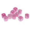 thumbnail image 1 of Paquete de 10 Dados de Plastico Rosa D6 Zulema Juego de RPG, 1 of 7