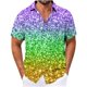 thumbnail image 1 of Ceisia Unisex Aloha Hawaiian Shirt Tropical Print Short Sleeve Button Down Casual Beach Vacation Gift Shirt, 1 of 8