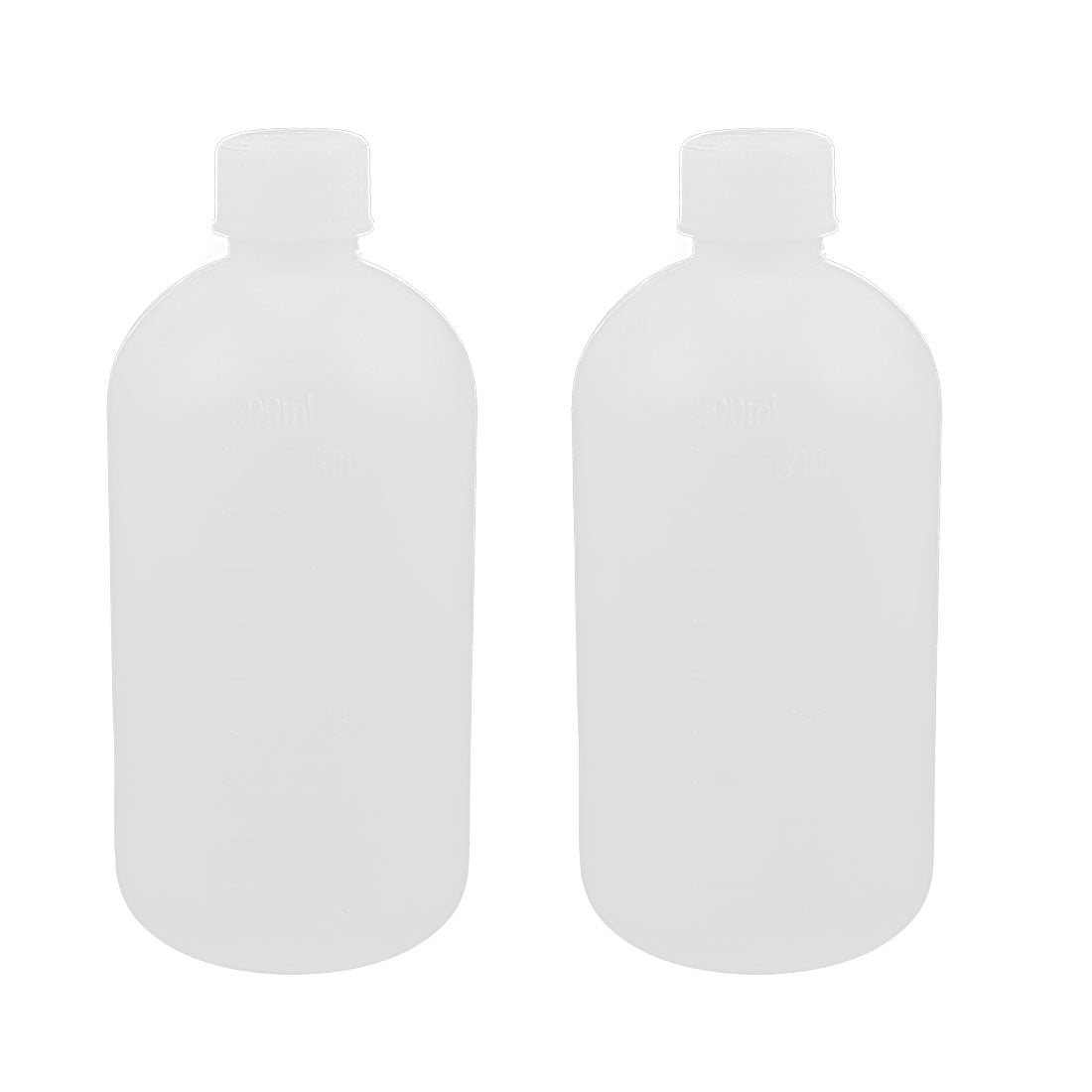 Unique Bargains 2Pcs 500ml Laboratory Chemical Storage Case Clear