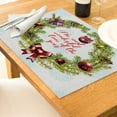 thumbnail image 1 of Oleegame 1 Pce Napperon de Table de Noël Napperons de Table Rustiques Vintage Lavables, 1 of 4