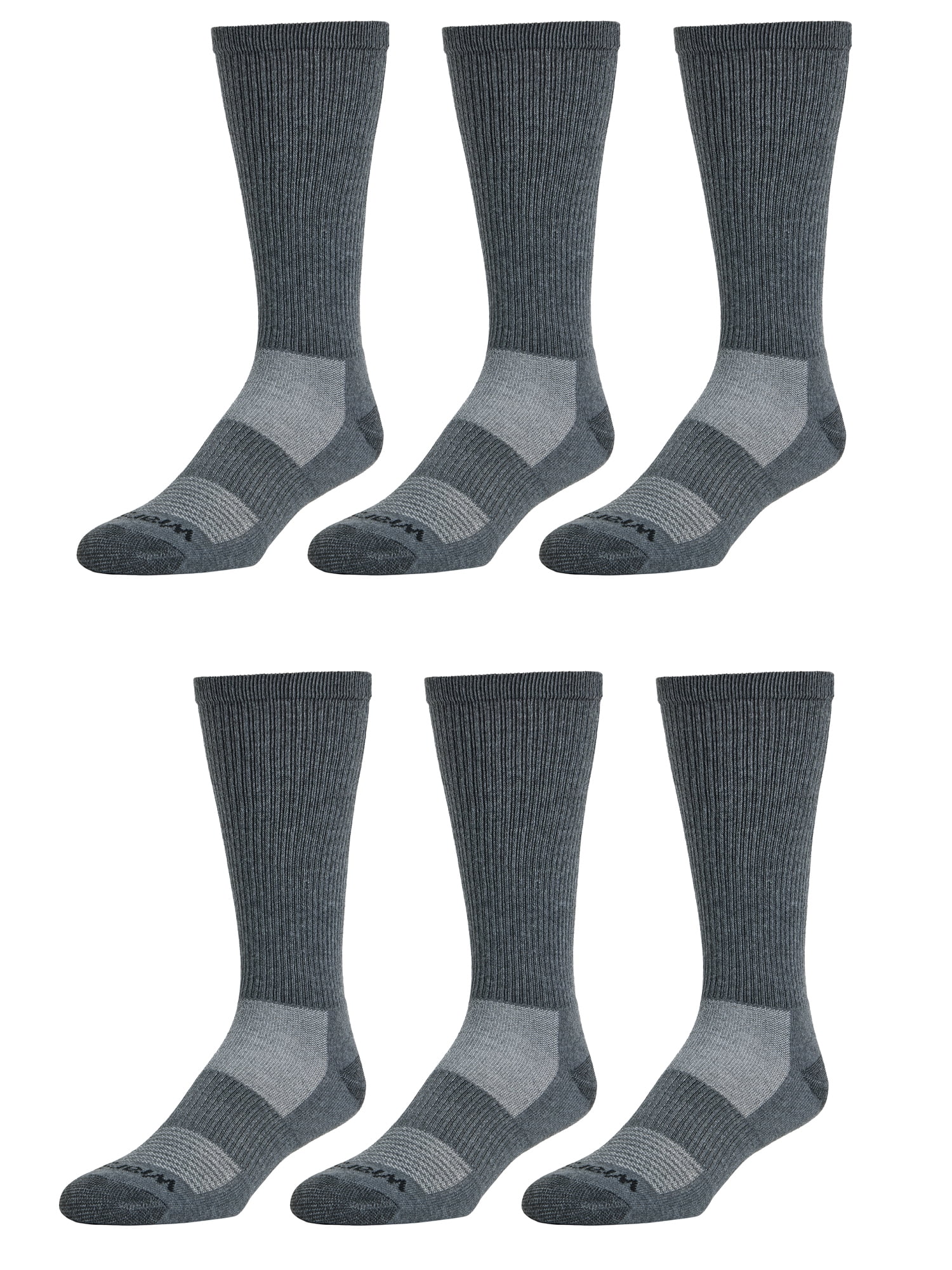 Dr. Scholl's Calzini Ultimate Cozy Gripper Crew Da Uomo, Confezione Da 2 Paia, Morbidi Con Fascia Elasticizzata E Impugnature Antiscivolo, Traspiranti E Ammortizzati