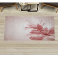 thumbnail image 1 of Abstract Decorative Rug, Color Gradient Effect Isolated Flower Petal Stem Forms Digital Art, Quality Carpet for Bedroom Dorm and Living Room, 6 Sizes, Dried Rose, by Ambesonne, 1 of 1