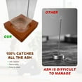 thumbnail image 4 of Wattne Incense Holder, Wooden Incense Holder for Sticks with Glass Ash Catcher, Anti-ash Incense Burner for Meditation Yoga Spa Room Decor, 4 of 6