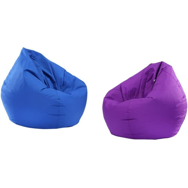 2 Pieces Kids Extra Large Bean Bag Covers Without Filling, Waterproof