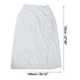 thumbnail image 4 of Unique Bargains Men's Bath Wrap Towel Adjustable Robes 2 Pcs White 27.56"x55.12", 4 of 7
