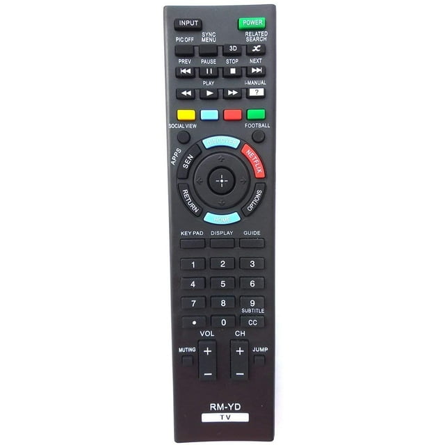 Universal Remote for Sony TV RM-YD087 RMYD087 KDL55W900A XBR55X900A RM-YD075 RMYD075 RM-YD072 RMYD072 Remote Control