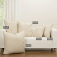 thumbnail image 4 of F Scott Fitzgerald Afternoon Cafe Cream Accent Throw Pillow Beige 16 x 16, 4 of 4