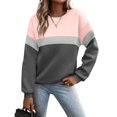 thumbnail image 2 of Tosmy Womens Sweatshirt Ladies Graphic Print Crew Neck Sweatshirts Pullover Tops Casual Long Sleeve Workout Shirts Loose Fashion Clothes, 2 of 5