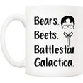 thumbnail image 2 of The Office TV Show Funny Coffee Mug for Dwight Schrute Fans, Bears Beets Battlestar Galactica Office Cup, 11 Oz, 2 of 5