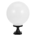 thumbnail image 1 of Pantalla de lámpara de globo acrílico con base de 30 cm, globo de luz acrílico blanco para luminarias de exterior, farolas y postes de cerca, 1 of 7
