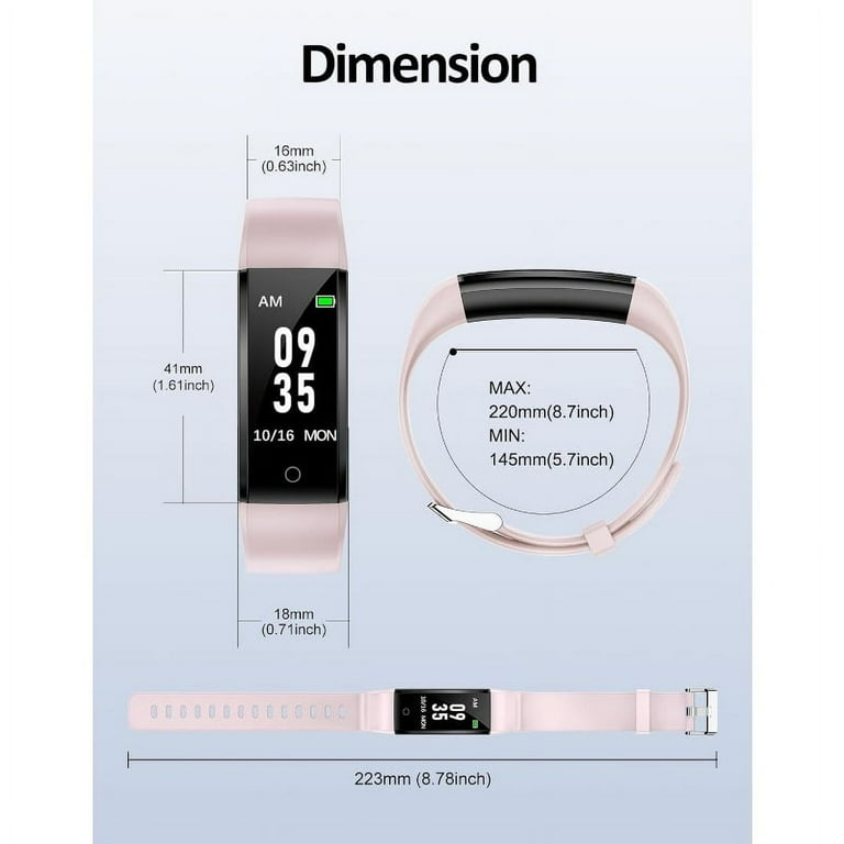 Rate Monitor Pedometer Watch No App Activity Tracker Amazon Watch