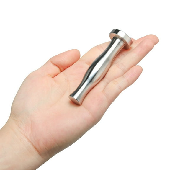 HOOWIFFY 1Pack Tamper Tool Espresso for Coffee Enthusiasts Anti Corrosive Silver Cylindrical Handle
