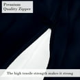 thumbnail image 4 of HNB Store Zipper Fitted Sheet Only, California King Size 8" Deep Pocket Premium 1000TC Pure Egyptian Cotton - Navy Blue, 4 of 6