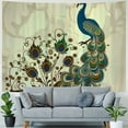 thumbnail image 4 of Orinice Peacock Tapestry Wall Hanging Unique Style Graphic Tapestries Home Wall Decor Art for Living Room Bedroom Apartment Farmhouse Dorm 40x60inch, 4 of 6