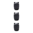 thumbnail image 4 of Dalazy Boîtes de Rangement en Silicone Soignées pour Éponges en Forme de Chat pour la Maison Simples et Tendance Noir Ensemble de 3, 4 of 6