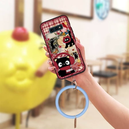 LYM-Phone Case For Samsung Galaxy S10E/SM-G970K, Personality Back Cover Waterproof Creative Anti-knock Youth Cartoon Ring Soft Case Dirt-resistant heat dissipation Bracelet Funny Cute