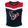 thumbnail image 2 of Girls Toddler Navy Houston Texans Spirit Cheer Two-Piece Cheerleader Set with Bloomers, 2 of 5
