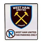 West Ham United FC Official No Parking Sign