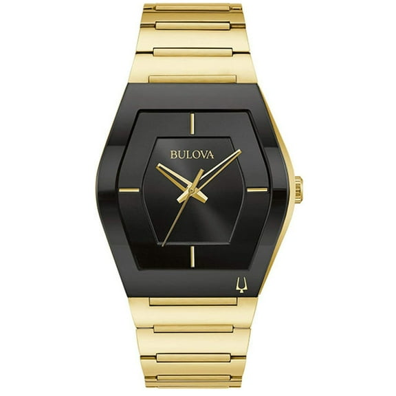 Bulova Women's Gemini Black Dial Watch - 97A164