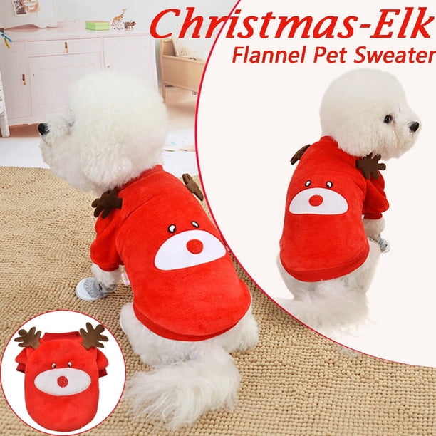 Conjuntos de adornos navideños para cachorros y perros, ropa, suéter, liquidación de cachorros pequeños, adornos navideños, camisas 2024, decoraciones navideñas, adornos navideños suaves, regalo para