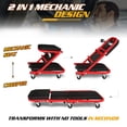thumbnail image 4 of Garage Creeper and Seat Magshion 36 Triplex, plegable, color rojo, 4 of 9