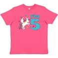 thumbnail image 3 of Inktastic I'm Five Fifth Birthday Unicorn Youth T-Shirt, 3 of 5