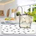 thumbnail image 5 of Line Seagull Bird Dish Drying Mat 18x24 Absorbent Microfiber Draining Rack Pad for Kitchen Counter Sink, 5 of 8
