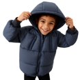 thumbnail image 3 of XXWXYD Boys Girls Winter Coat 𝖶aterproof Thickened Down Jacket Comfortable Hood Insulated Outerwear Snow Jacket Windproof Parka Warm Puffer Coat, 3 of 9