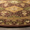 thumbnail image 3 of SAFAVIEH Antiquity Clarisse Oriental Wool Area Rug, Wine, 8' x 8' Round, 3 of 8