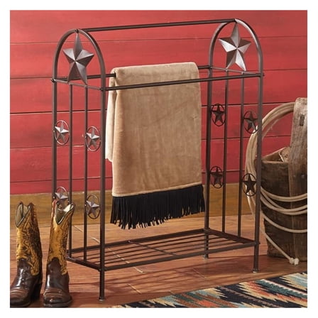 Metal Lone Star Quilt Rack
